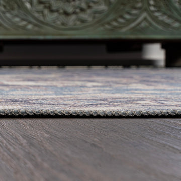 Maris Ornate Medallion Washable Area Rug